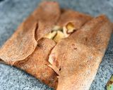 Une image de l'étape 3 de 💚 Galette de sarrasin à la banane et au chocolat.