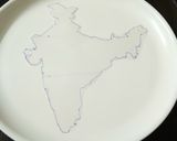A picture of step 5 of Tricolour semolina halwa.