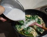 Foto langkah ke 4 dari resep Sayur bobor daun labu Siam khas magetan.