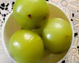 A picture of step 1 of Amla Sherbat/Gooseberry Drink.