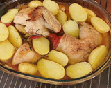 Foto del paso 5 de la receta: Pollo rustido (o asado) al horno