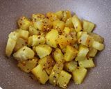 A picture of step 3 of Stir Fried Sweet Potato.