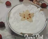 A picture of step 4 of Lychee Cheesecake (No Bake).