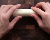 A picture of step 1 of Pigs In a blanket.