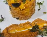 Foto del paso 8 de la receta: Timbal kremoso de arroz y olivas negras