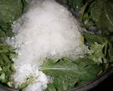 A picture of step 2 of Mint lemon juice.