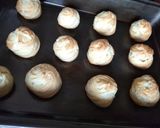 A picture of step 3 of Choux Pastry.