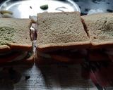 A picture of step 3 of Brown bread vegetables grilled sandwich.