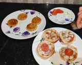 A picture of step 9 of Aloo tikki burger.