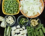 A picture of step 1 of Vegetable Stew.