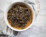 Foto langkah ke 4 dari resep Daun Singkong Bumbu Buntil.