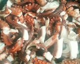 Hình bước làm 2 của món Bạch Tuộc Ngâm Sả Tắc