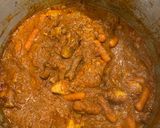 A picture of step 11 of Japanese butter chicken curry 🇯🇵🧈🐓🍛 ~ Costco batch cooking.
