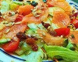 Foto del paso 7 de la receta: Ensalada de verduras con salmón
