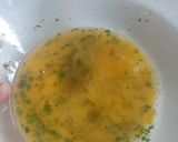 A picture of step 1 of Egg and Rice Patties.