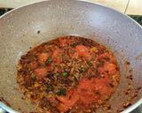 A picture of step 8 of Dal Palak.