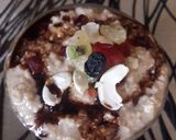 A picture of step 3 of Overnight oatsmeals.