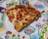Foto del paso 5 de la receta: Tarta básica de jamón, queso y tomate