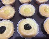 Hokkaido chiffon cupcake with blueberry & lemon curd langkah memasak 6 foto
