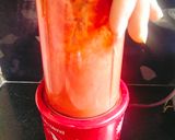 A picture of step 2 of Immunity Booster Drink (Beetroot Amla Mint Garlic juice).