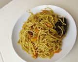 A picture of step 4 of Arabian spag.