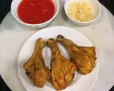 A picture of step 1 of Vietnamese Broken Rice with Sweet and Sour Chicken Thighs.