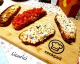 Pas rețetă Bruschette calde cu crema de branza 3 fotografie