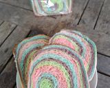 Foto langkah ke 10 dari resep ROTi TAWAR SUSU RAINBOW.