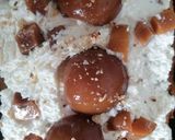 Foto del paso 5 de la receta Tarta con galleta, duraznos y dulce de leche