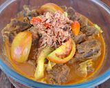 Foto langkah ke 10 dari resep Tongseng Sapi Kuah Santan Gurih (1 kg Daging).