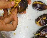 পীনাট স্টাফড বেগন মাশলা (Peanut stuffed begain masala recipe in Bengali) রেসিপি ধাপ - 3 ছবি