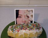 عکس مرحله 1 از دستور کیک تولد جیسو😁(jisoo's birthday cake)