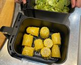 A picture of step 2 of Air fryer corn on the cob.