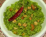 A picture of step 6 of Palak Khichdi.
