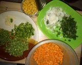 A picture of step 2 of Fried rice.