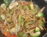 Foto langkah ke 4 dari resep Terong batik/terong bulat tumis teri.