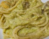 Foto del paso 8 de la receta: Spaghetti con crema de calabacín y almejas de conserva