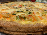 Tarta de verduras y quesos
