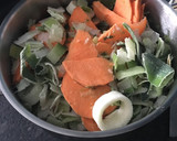 Une image de l'étape 1 de Velouté de patate douce, curry et lait de coco.