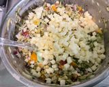 Une image de l'étape 20 de Gâteau salé aux courgettes, poivrons jaunes, chorizo et mozzarella.