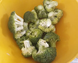 Foto del paso 1 de la receta: Tortitas de brócoli con champiñones