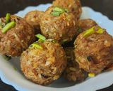 A picture of step 3 of Coconut and Dates Palm Jagerry Ladoo.