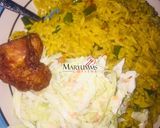 A picture of step 4 of JOLLOP RICE+COUSLOW+FRIEDchicken by Maryumms_cuisine🌸.