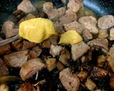 A picture of step 4 of My Fillet of Pork & Mushroom in a Creamy Mustard Sauce 😋.