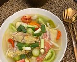 Foto langkah ke 6 dari resep Sup Ikan Kakap Merah kuah asam segar.