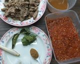 Gambar langkah 1 resipi Daging Balado.