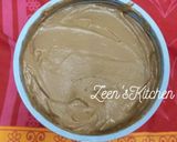 A picture of step 3 of Fluffy Dark Chocolate No Bake Mousse Cake.