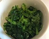 芝麻味增豆腐醬拌波菜的食譜步驟2照片