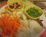 A picture of step 2 of Pineapple Pulao.