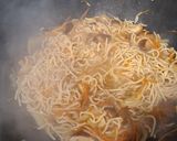 Foto del paso 3 de la receta: Noodles con pollo y shiitake en salsa Teriyaki
